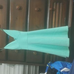 Revamped teal dress